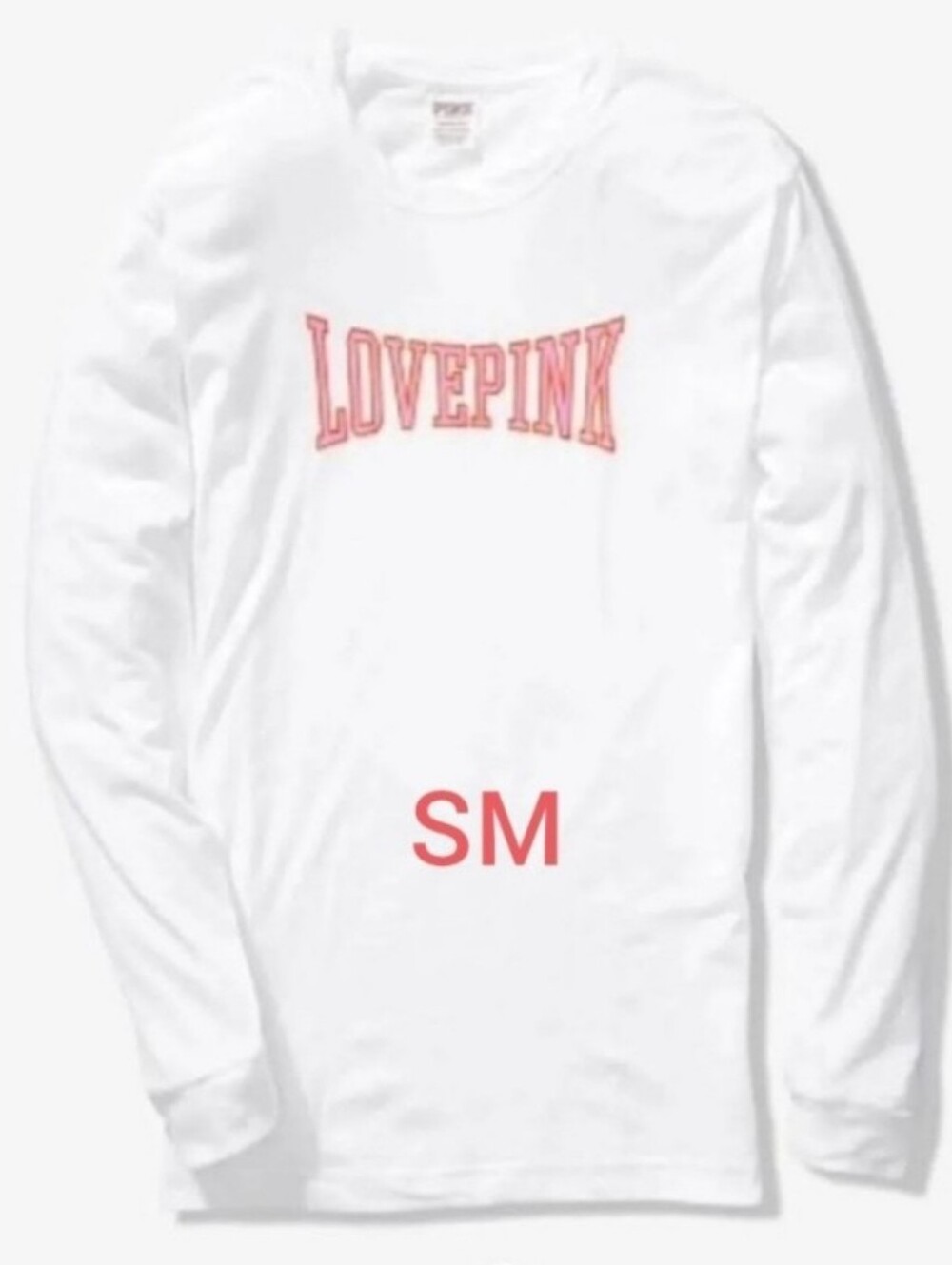 NEW SZ SMALL VS PINK CAMPUS TEE.